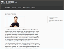Tablet Screenshot of matt-tuthill.com
